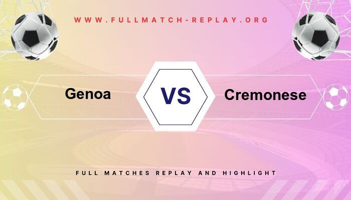 Genoa vs Cremonese