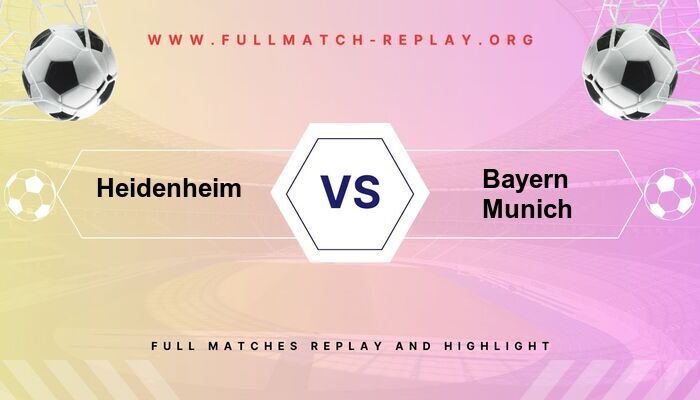 Heidenheim vs Bayern Munich