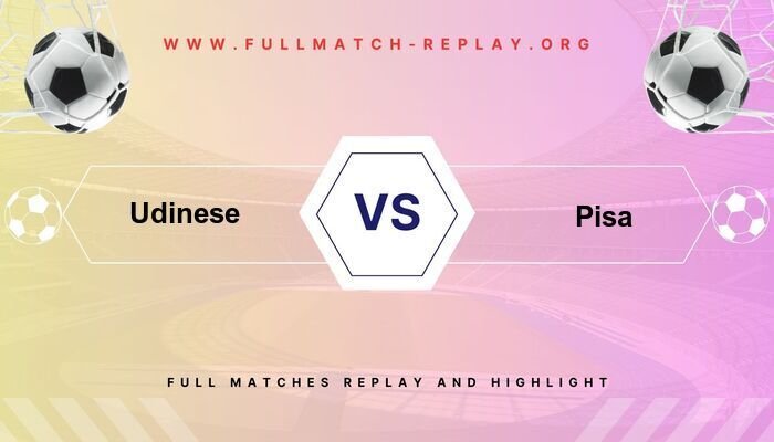 Udinese vs Pisa
