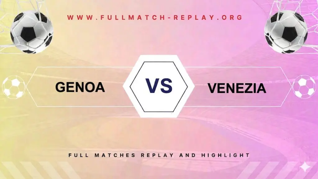 Genoa vs Venezia