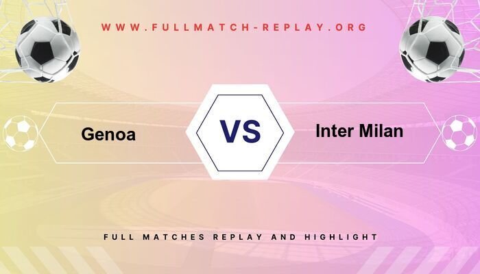 Genoa vs Inter Milan