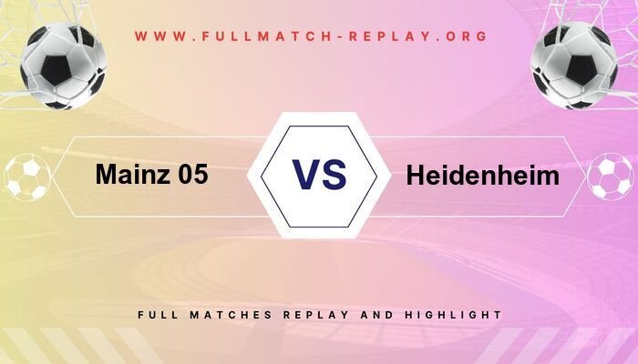 Mainz 05 vs Heidenheim